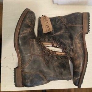 Mens' Leather Bed Stu Boots: Size 14  Cobbler series "Protege" Brand New, In Box